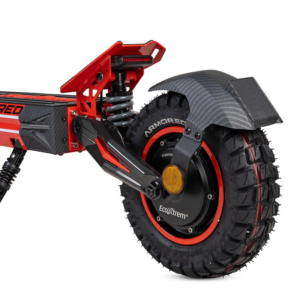 Ecoxtrem Armored PRO Dual 24 Ah – DGT Homologado 2027 (Rojo) - RuedaQrueda