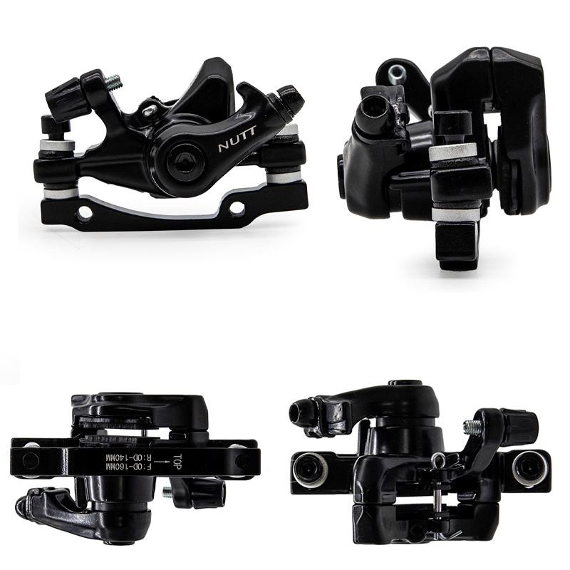 Brake Caliper RT002-M04 mecánica L 70mm negra [NUTT] - RuedaQrueda