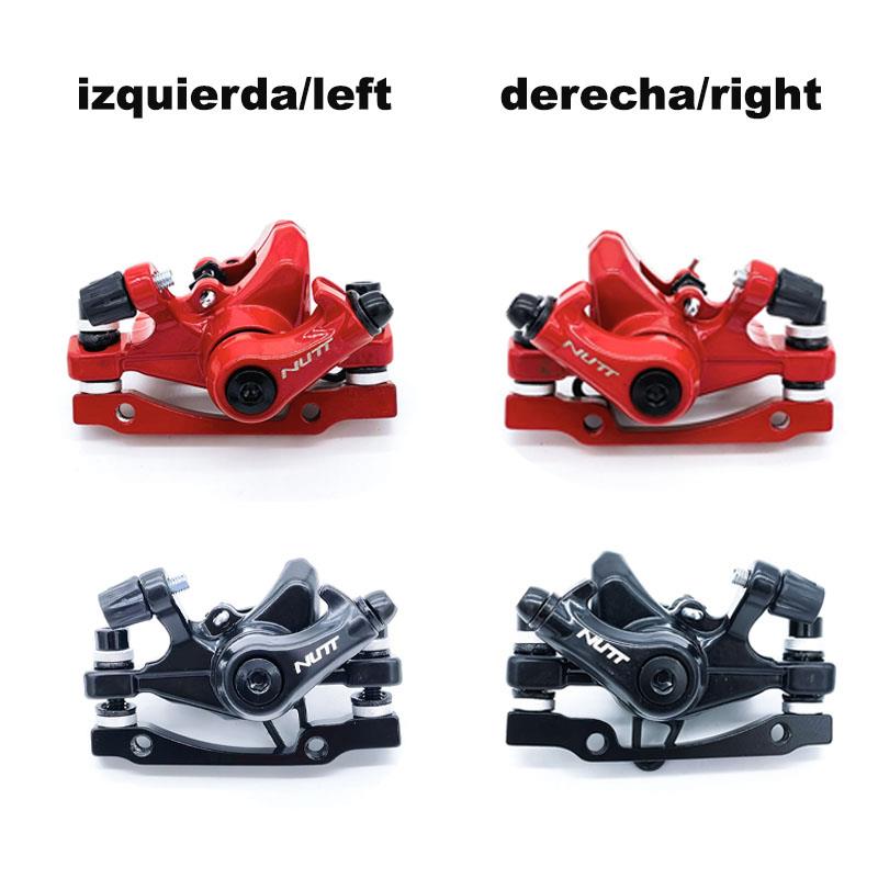 Brake Caliper RT002-M04 mecánica L 70mm negra [NUTT] - RuedaQrueda