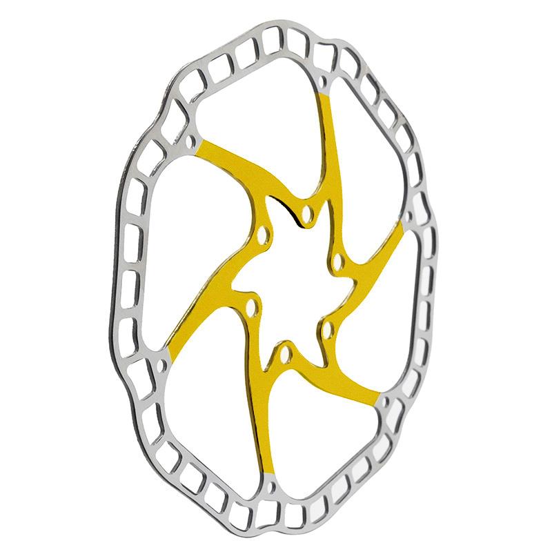 Pack 20x Brake Disc EWD001 140mm 6H yellow - RuedaQrueda