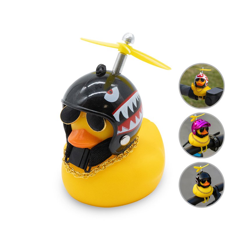 PTO-010 Pato casco hélice tiburón - RuedaQrueda