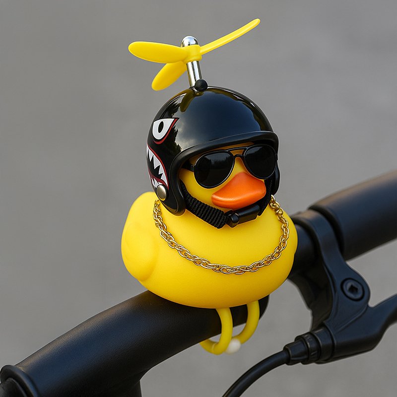 PTO-010 Pato casco hélice tiburón - RuedaQrueda